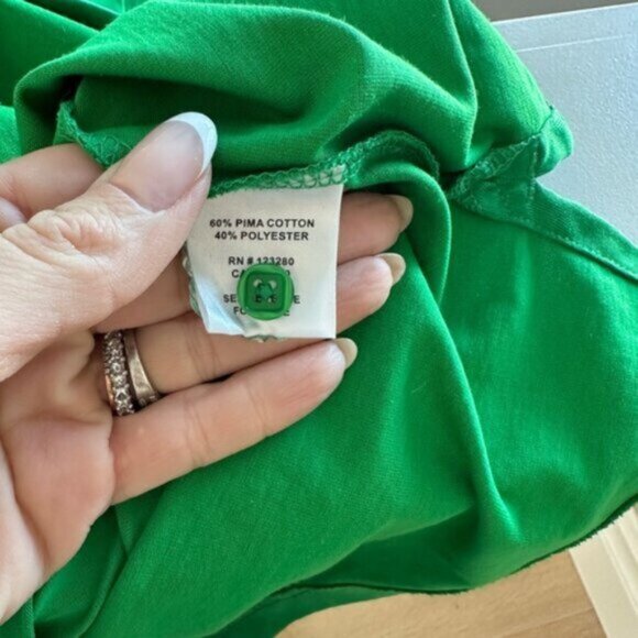 Travis Mathew Green Golf Polo Shirt Men's Small - Picture 4 of 5